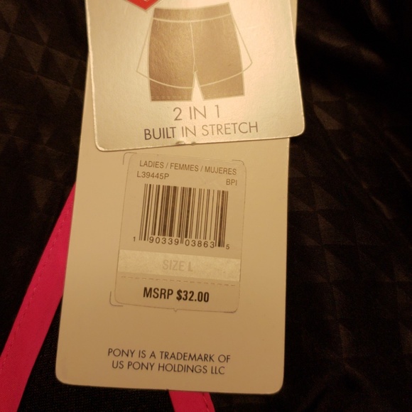 bundle2 Pairs Pony  2in1 Built in Stretch Shorts - Picture 6 of 8